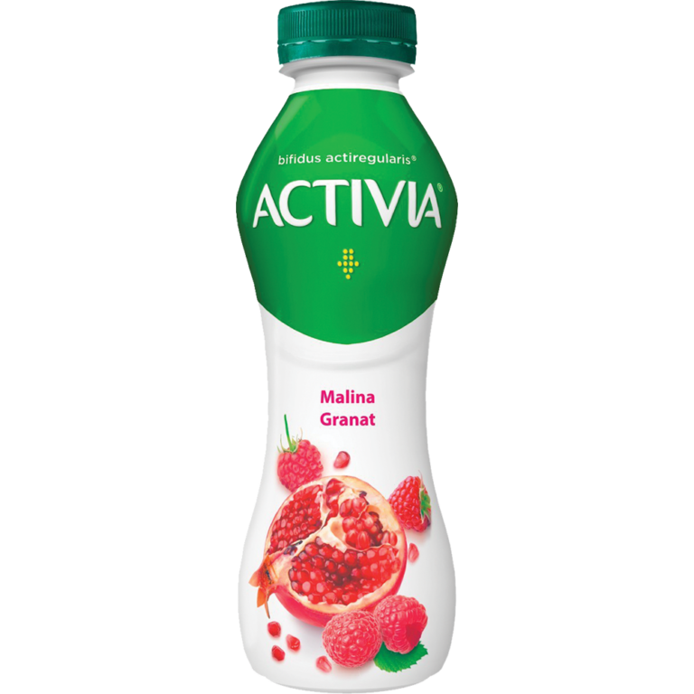 DANONE ACTIVIA RASPBERRY POMEGRANTE YOGHURT 280G