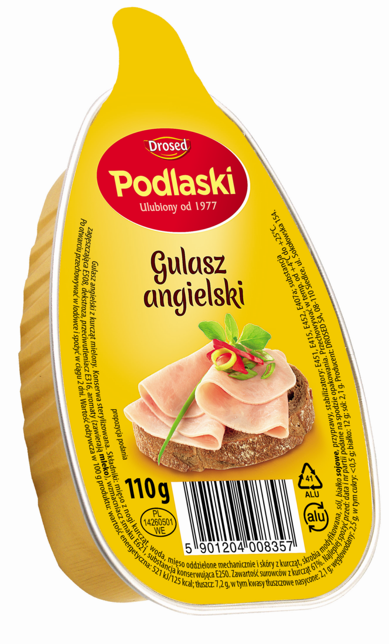 KONSERWA DROSED 110G GULASZ ANGIELSKI