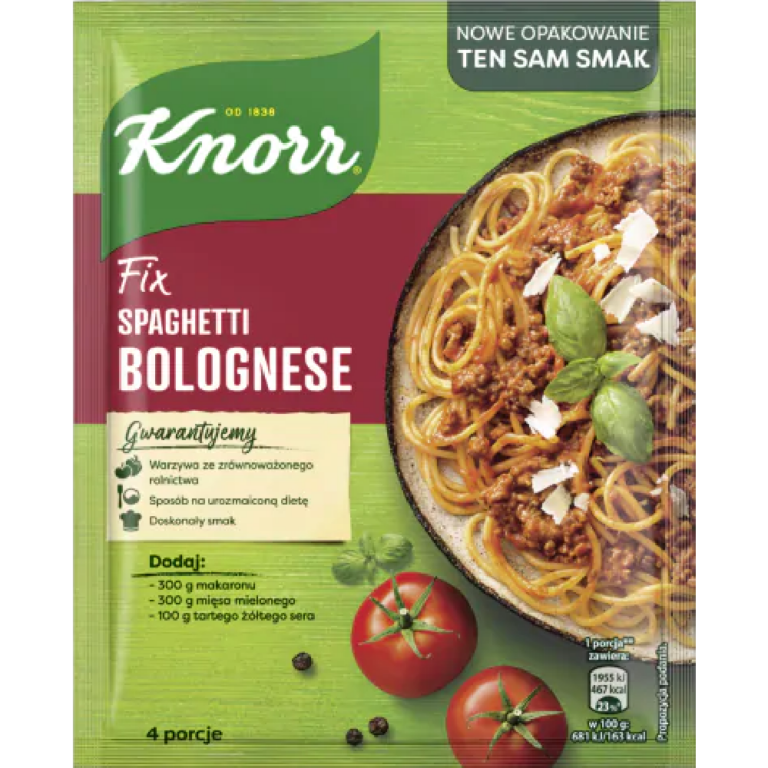 FIX SPAGHETTI BOLOGNESE KNORR 44G