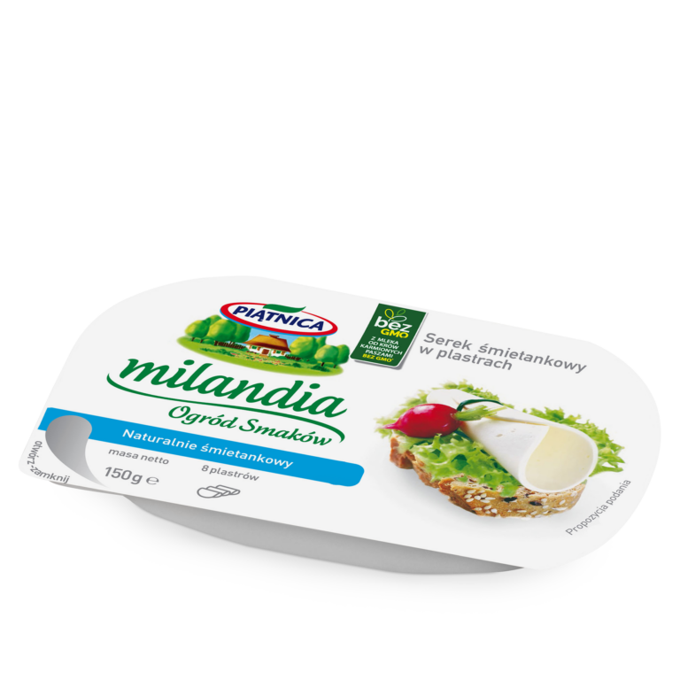 PIATNICA MILANDIA SLICED CREAM CHEESE 150G