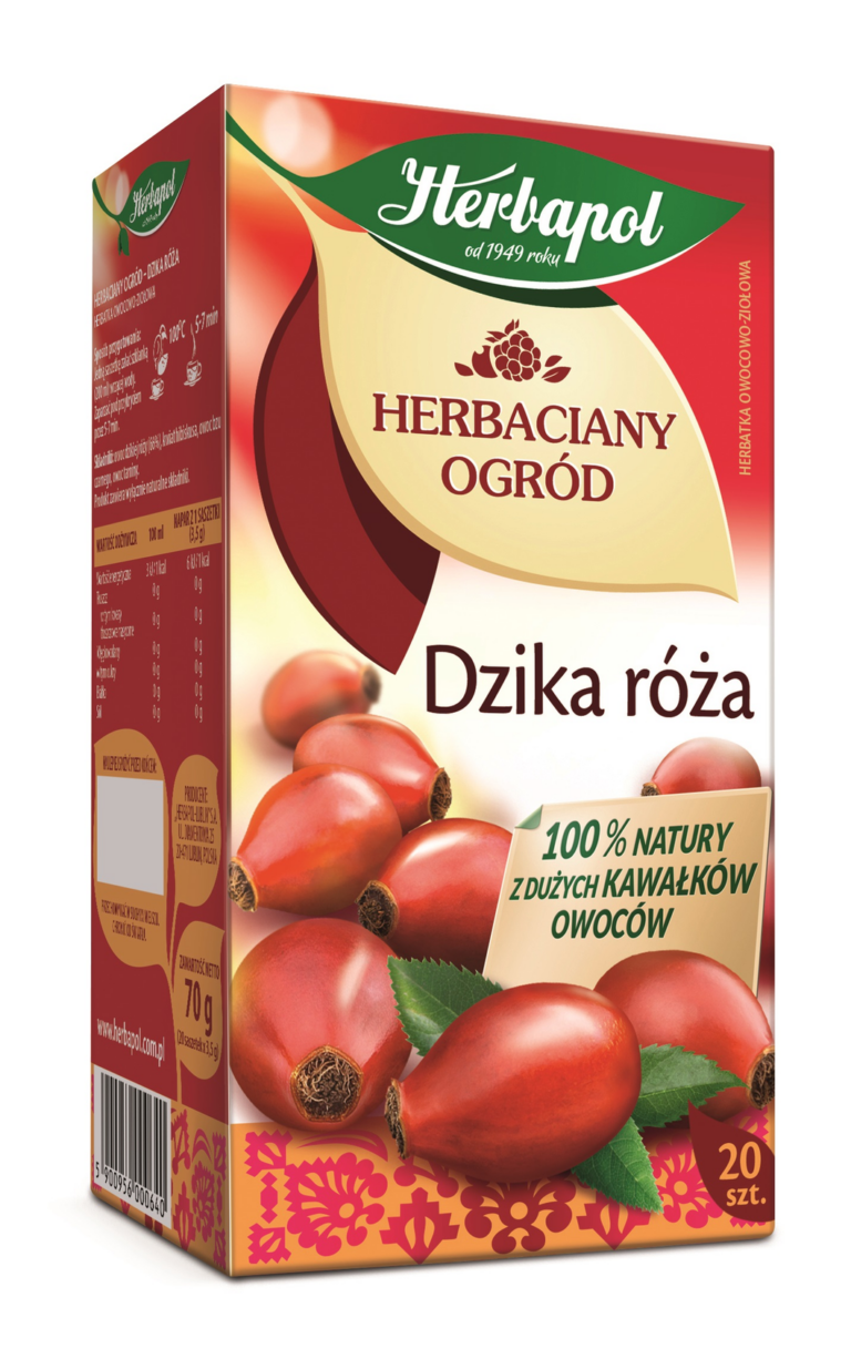 HERBATA HERBAPOL OWOCOWA DZIKA ROZA 20*3,5G