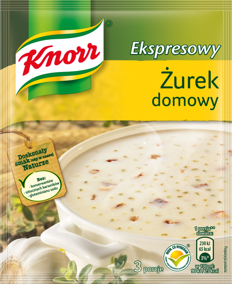UNILEVER KNORR DOMOWE SMAKI SOUP FROM FERMENTED RYE 42G