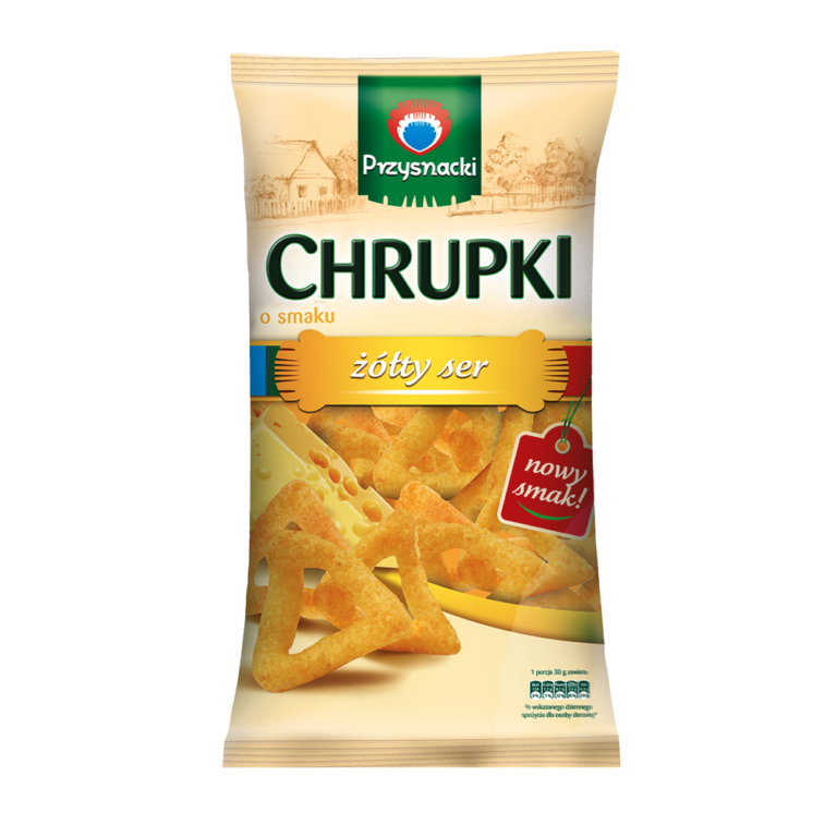 INTERSNACK PRZYSNACKI CHEESE FLAVOURED SNACKS 135G