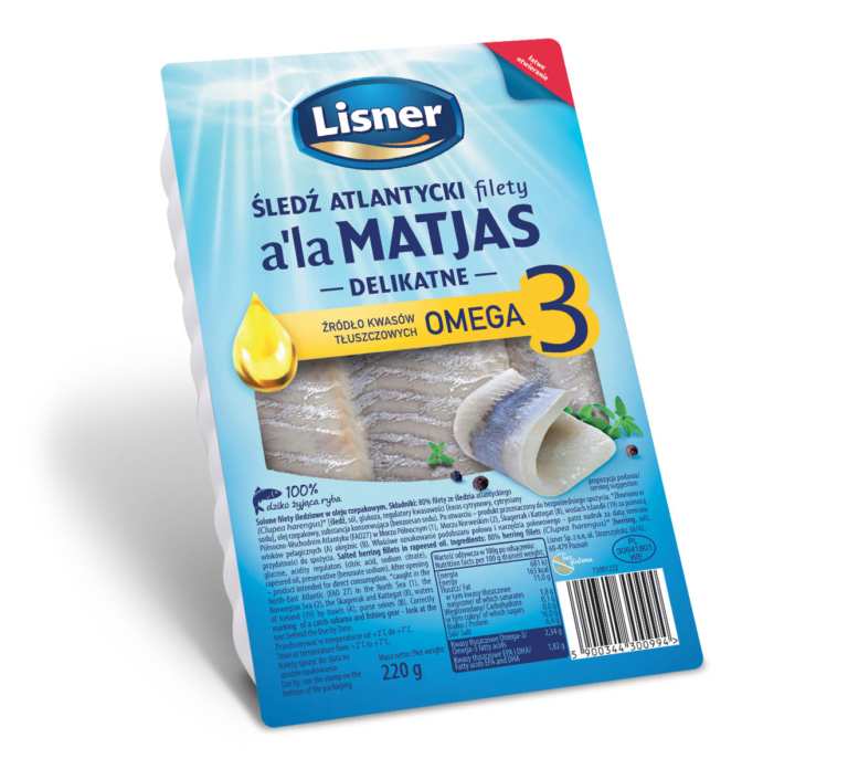 FILETY SLEDZIOWE LISNER ALA MATJAS DELIKATNE W OLEJU 220G