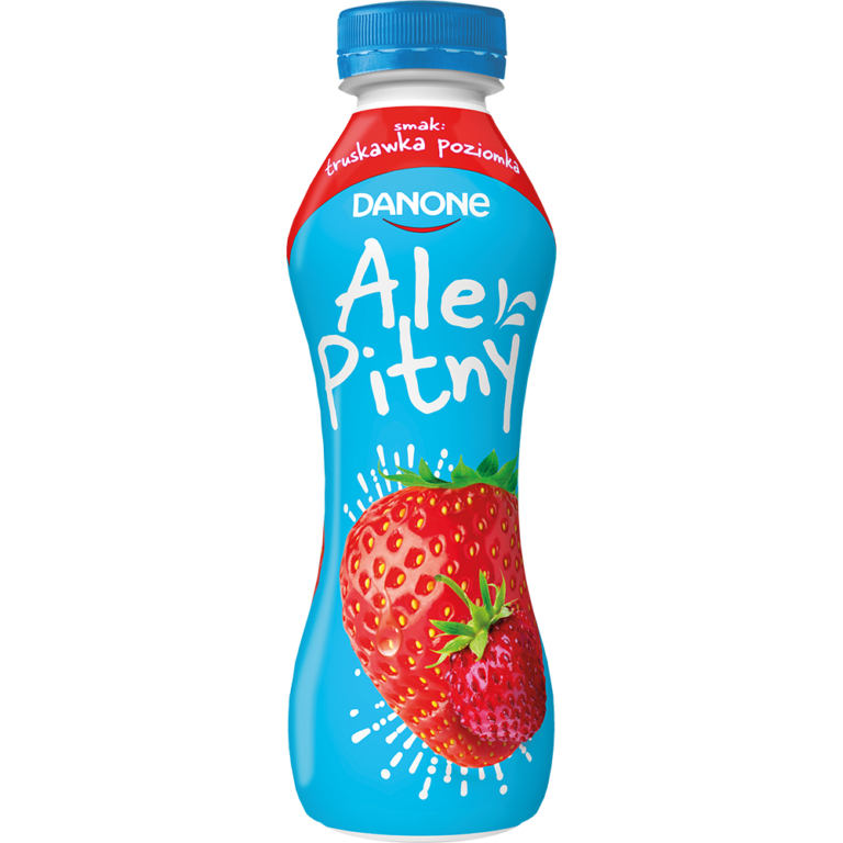 JOGURT DANONE ALE PITNY TRUSKAWKA - LIMONKA 270G