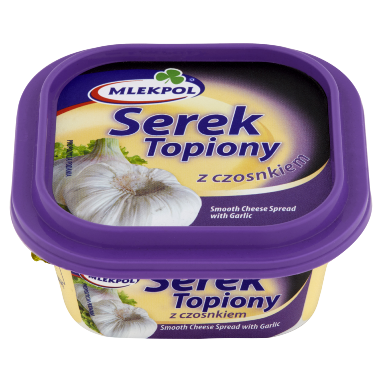 MLEKPOL PROCESSED CHEESE WITH GARLIC 100G