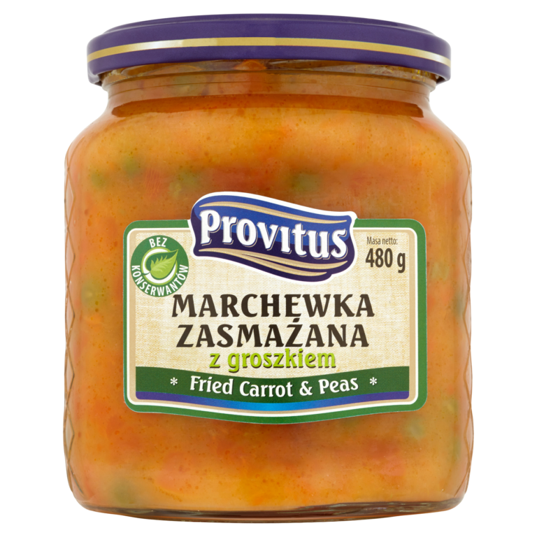 PROVITUS FRIED CARROT&PEAS 480G
