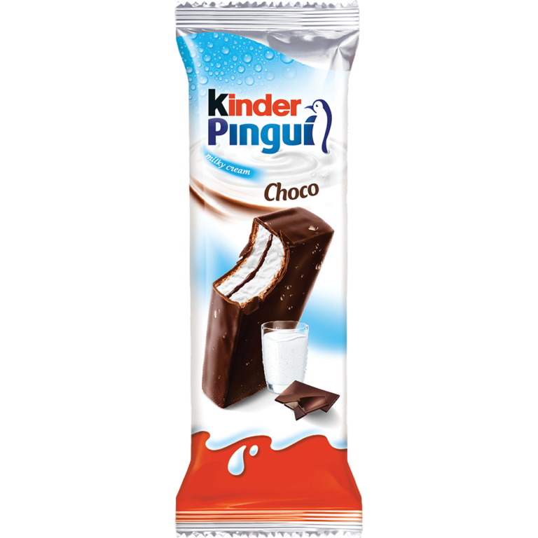 FERRERO KINDER PINGUI CHOCO SPONGE CAKE FILLED WITH MILK AND