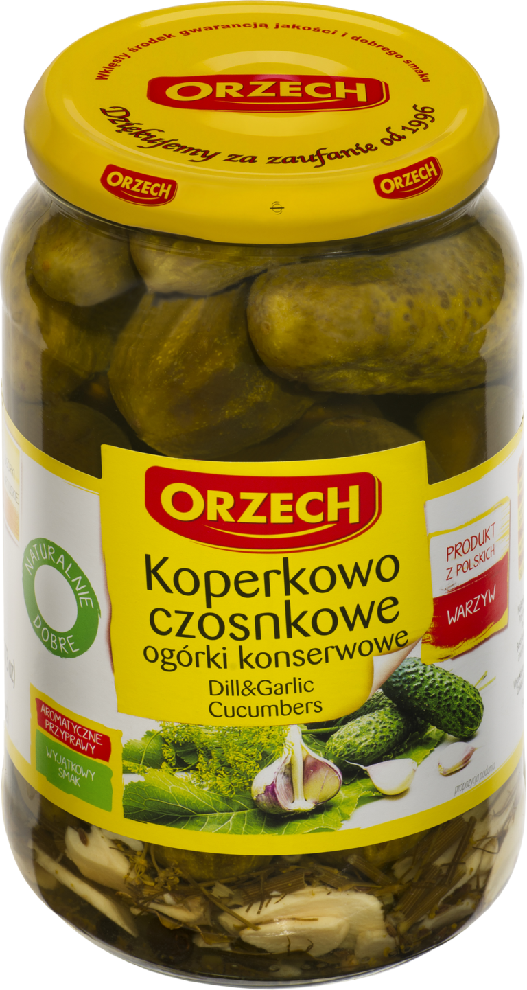ORZECH DILL AND GARLIC CUCUMBERS 900G