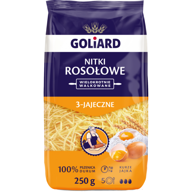 GOLIARD FILINI FOR BROTH 3 EGG NOODLES 250G