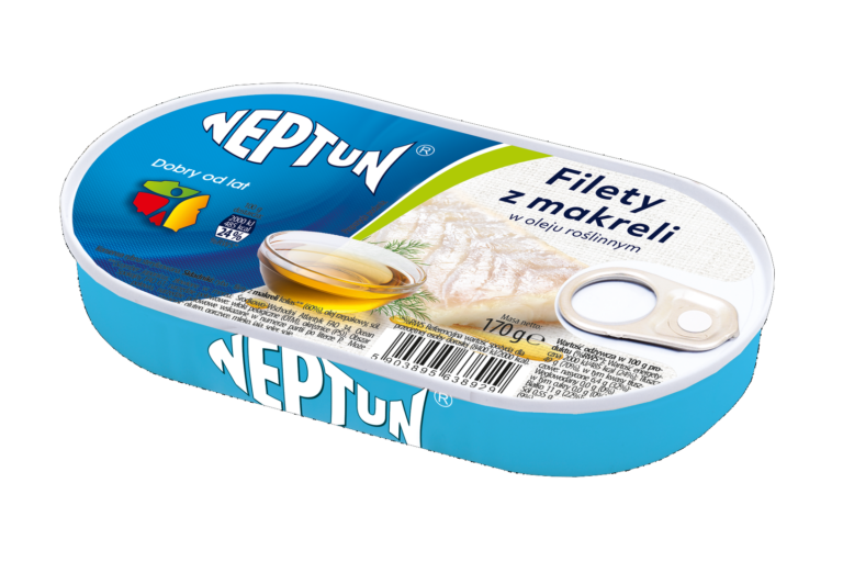 NEPTUN 170G FILETY Z MAKRELI W OLEJU