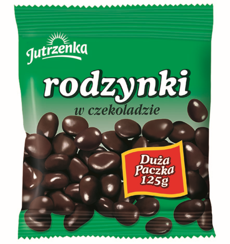 RODZYNKI W CZEKOLADZIE 125G JUTRZENKA