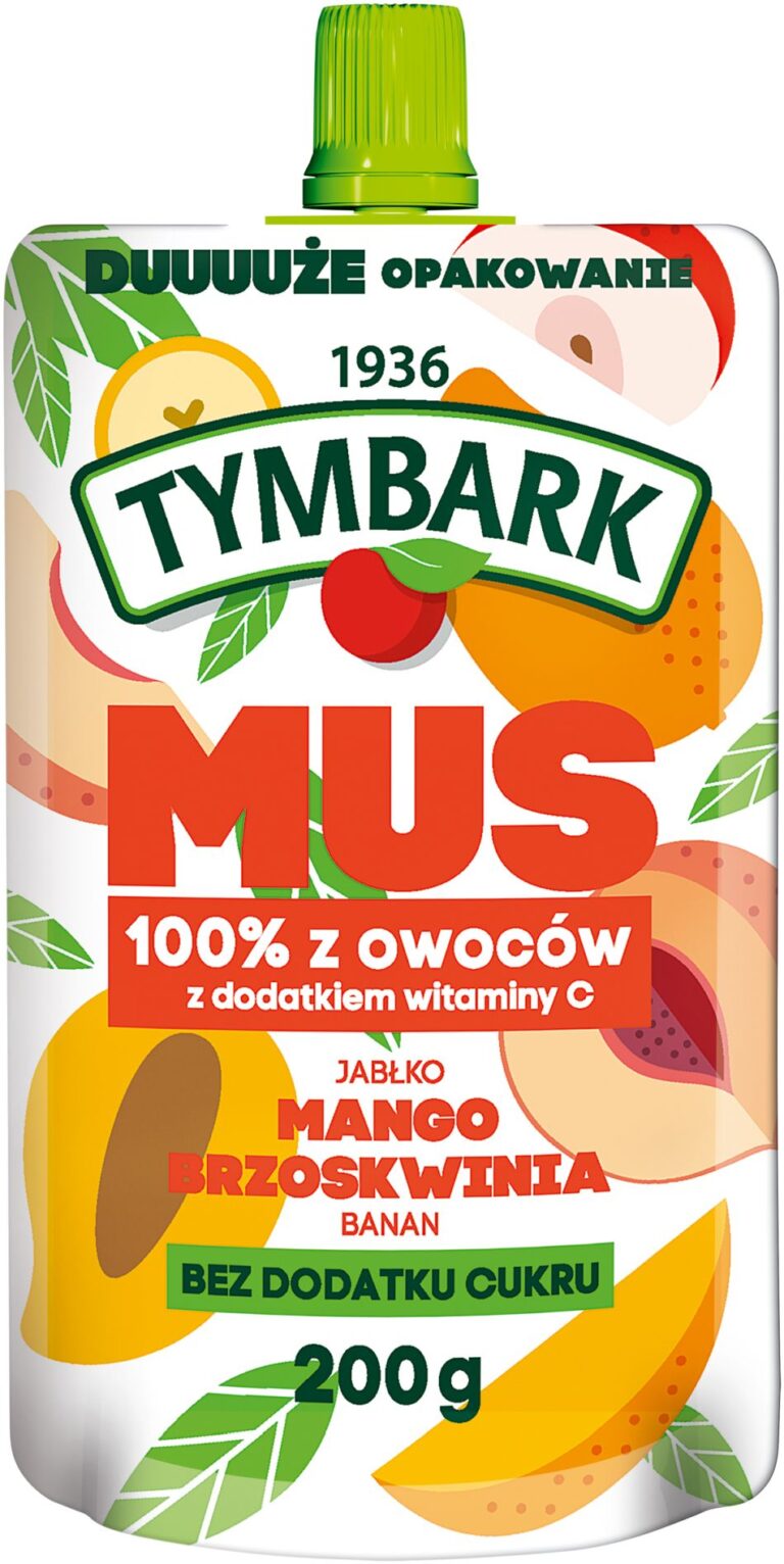 TYMBARK 200G MOUSSE MANGO-PEACH-BANANA