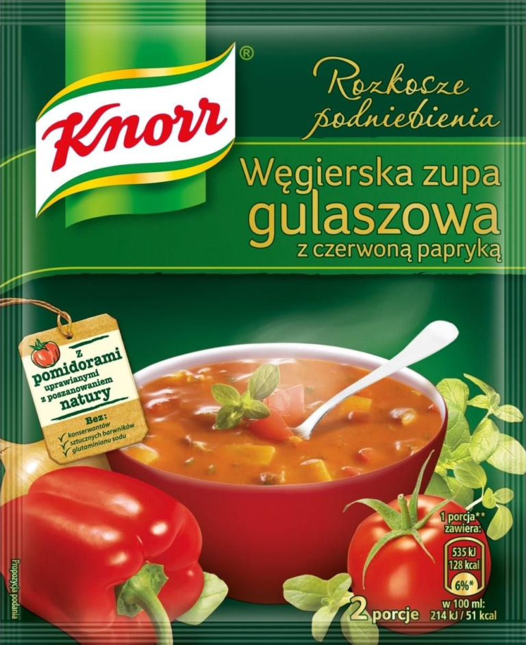 ZUPA KNORR GULASZOWA Z CZERWONA PAPRYKA 60G
