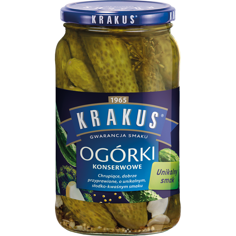 OGORKI KONSERWOWE KRAKUS 900ML