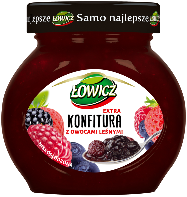 KONFITURA LOWICZ OWOCE LESNE 240G
