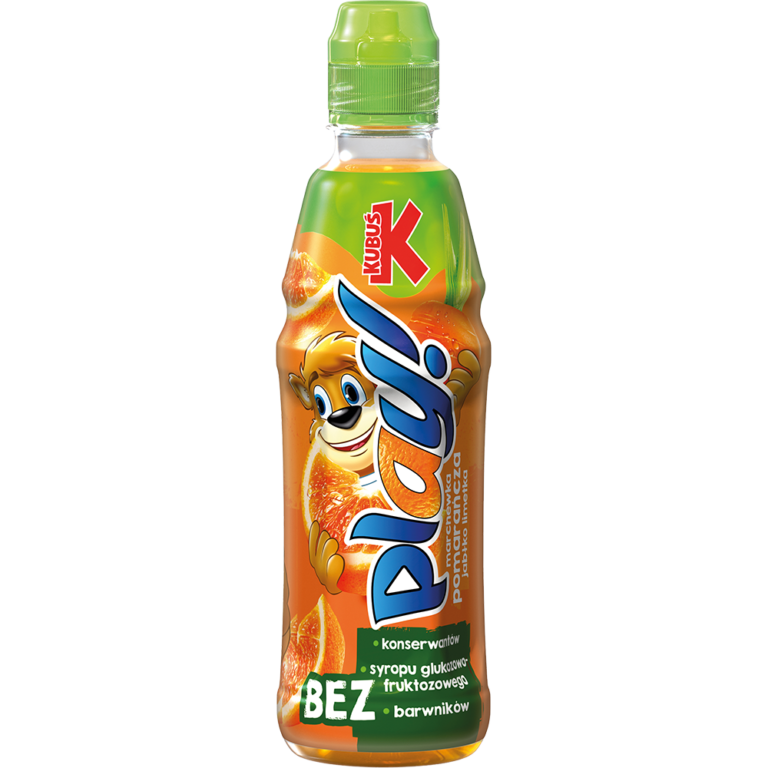 NAPOJ KUBUS PLAY MARCHEW CZERWONA POMARANCZA LIMONKA 400ML