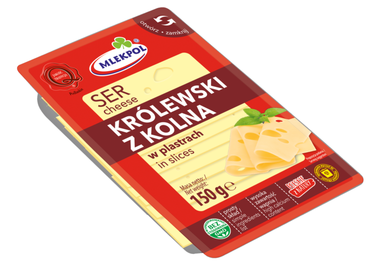 MLEKPOL KROLEWSKI Z KOLNA CHEESE IN SLICES 150G