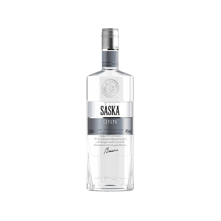 VODKA SASKA CZYSTA 40% 500ML