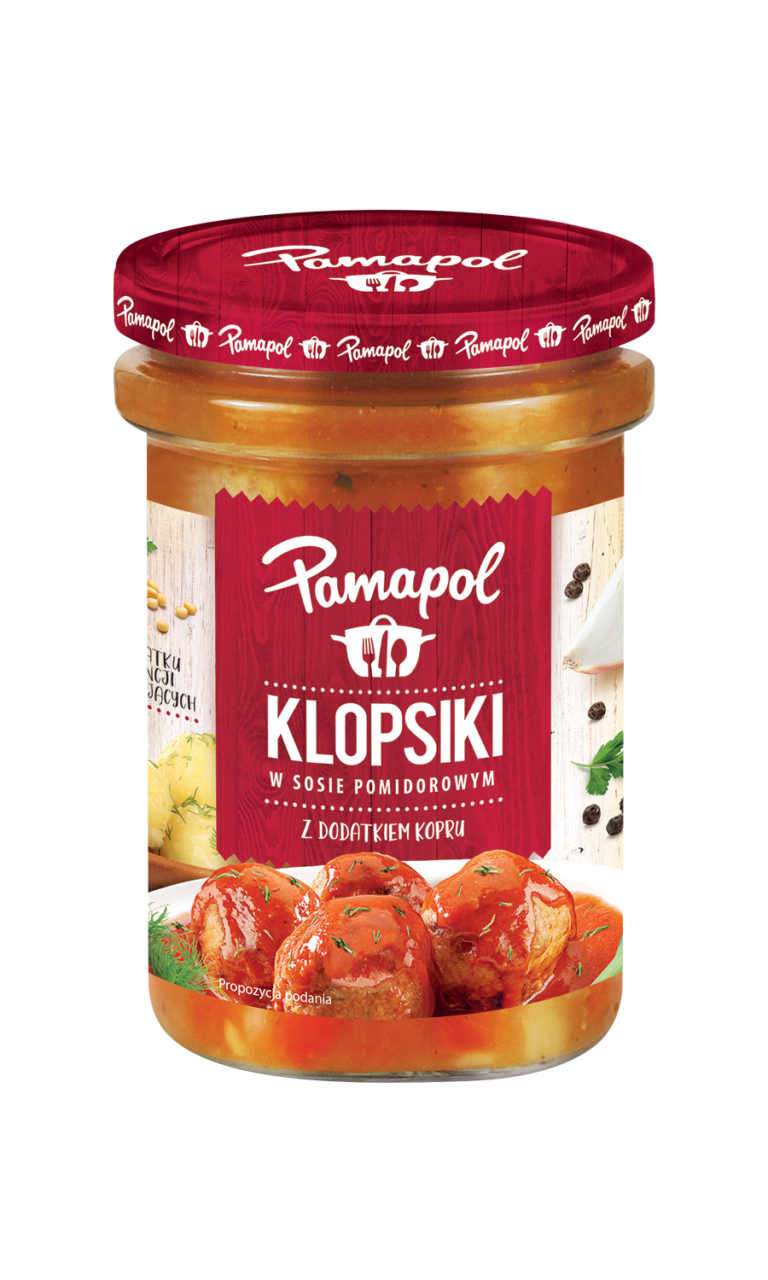 PAMAPOL MEATBALLS IN TOMATO SAUCE WITH DILL 500G