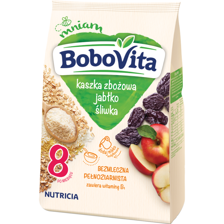KASZKA BOBOVITA ZBOZOWA JABLKO SLIWKA (6MC) 180G