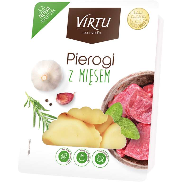 PIEROGI Z MIESEM VIRTU 400G