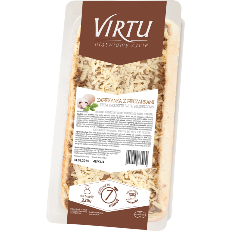 ZAPIEKANKA VIRTU Z PIECZARKAMI 235G