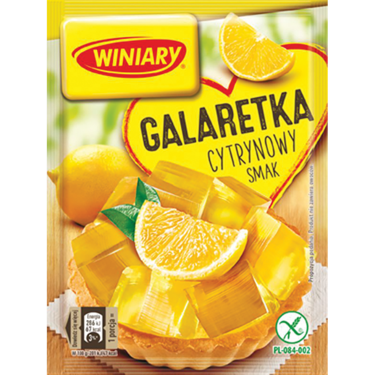 WINIARY LEMON FLAVOURED JELLY 71G